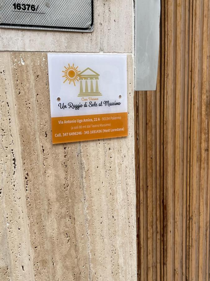 Ferienwohnung Un Raggio Di Sole Al Massimo Palermo Exterior foto